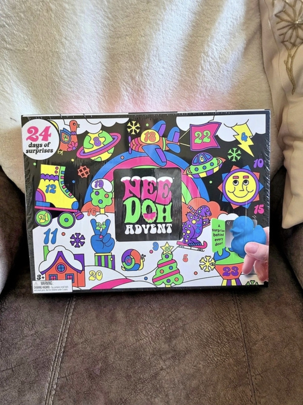 Schylling NeeDoh Advent Calendar 24-Day Multicolor